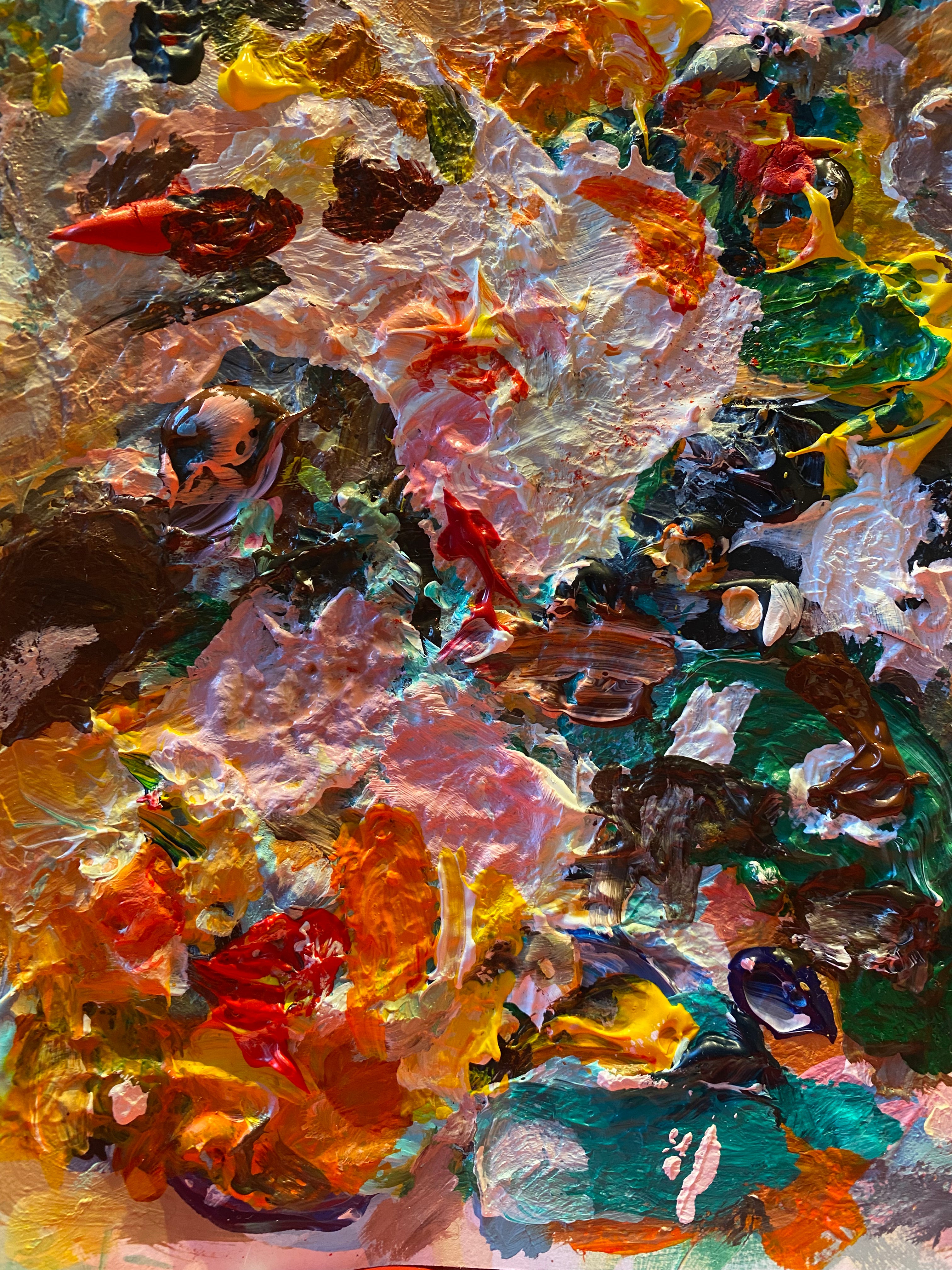 Tommys personal paint blobs from work