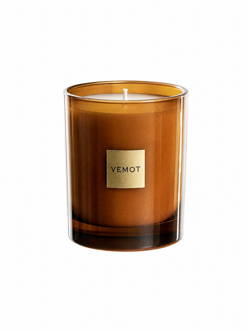 hero candle on white background